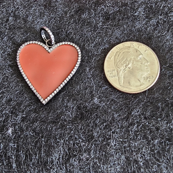 NWOT Karli Buxton Heart with Crystals - Picture 5 of 5